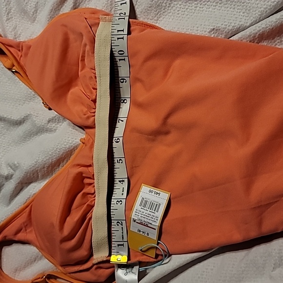 NWT So alluring Salmon tummy control slimming adjustable strap swim bathing suit - Picture 4 of 13